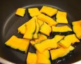 ツナとかぼちゃのカレー炒め作り方1写真