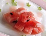 涼しげなスイカとお花のアイスボール☆作り方7写真