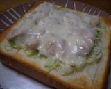 鮭マヨとキャベツのチーズトースト作り方6写真