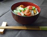 夏野菜☆オクラとトマトのスタミナみそ汁作り方2写真