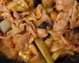 豚ばら肉と茄子の辛味噌炒め作り方15写真