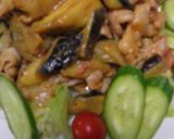 豚ばら肉と茄子の辛味噌炒め作り方17写真