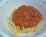 ツナ＆クリチで簡単☆トマトクリームパスタ作り方6写真