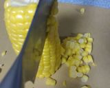 韓国料理❀コーンとチーズのおやつチヂミ作り方1写真