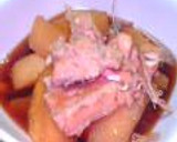 魚のアラと大根の煮物作り方4写真