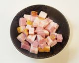 ●ベーコンとセロリのチーズ風味かき揚げ●作り方3写真