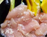 レンジde鶏むね肉の塩麹蒸し（タジン鍋）作り方3写真
