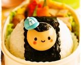 ＊キャラ弁＊　うずらDE女の子と男の子♡作り方6写真