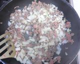なすと挽き肉で２品！チーズ焼き＆カレー作り方2写真