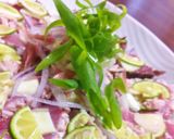 ハマチの潮たたき☆煎酒風味スダチを添えて作り方6写真