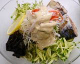 簡単！骨折対応食☆サバ冷やし中華作り方5写真