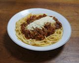 うらごしトマトと粉末焼きそばソースでミートスパ作り方10写真