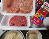 肉だけで簡単💫ふわふわミートボール作り方1写真