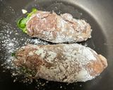 牛薄切り肉のチーズ🧀ルッコラ🥬巻き作り方4写真