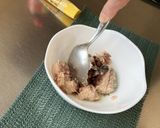 さば缶で！三色そぼろ丼作り方1写真