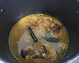 モルグ・ラーイェ・ポロウ　鶏肉の重ねご飯作り方6写真