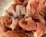 豚肉と新生姜の南蛮漬け作り方1写真