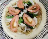 カレー風味ミートピザ作り方6写真