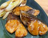 ネギ添え♪ご飯がすすむぶりの照り焼き作り方3写真