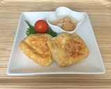 油揚げの納豆チーズ大葉の詰め焼き作り方4写真