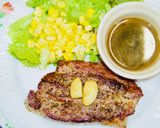 元ハンバーグ職人のラム肉の柔らかステーキ作り方20写真
