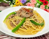 がっつり系🔥🧄🥩スタミナ焼肉パスタ🍝作り方8写真