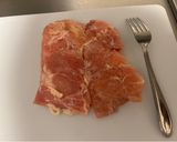 スキレットを使った黒酢鶏肉🍗作り方1写真