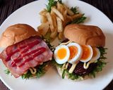 超簡単！BLTとてりたまバーガー！！作り方6写真
