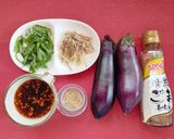 レンジde簡単ナスと香味野菜ザク辛和え♪作り方1写真