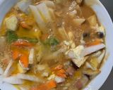 お一人様野菜たっぷり赤味噌天津飯味親子丼作り方16写真