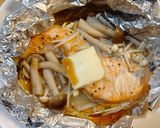 鮭のホイル焼き(ぽん酢バター)作り方7写真