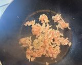 鶏ミンチとキャベツの麻婆　納豆丼作り方2写真