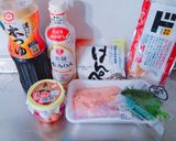 ＊鶏ひき肉とはんぺんの梅しそ照り焼き＊作り方1写真