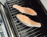 焼き鮭と大根の葉の付け合せ作り方2写真