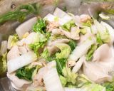 水餃子と白菜の春雨スープ作り方3写真