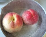 🍑桃とミントとパルメジャーノの冷製パスタ作り方2写真