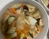 ゴロゴロ野菜魚肉中華風味噌キムチ味炒煮風作り方17写真