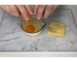 半熟玉子の油揚げ巾着★動画あり★作り方3写真