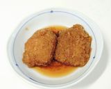 冷めても美味しい!レンチン甘辛カツ作り方4写真