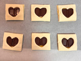 ハートのいちごチョコパイ