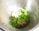 紫蘇香るカリフラワーの明太マヨがけ作り方3写真