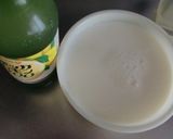 ポッカレモンで作る、クリームチーズもどき作り方1写真