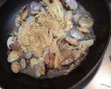 エノキでかさ増し　ボンゴレ蕎麦作り方10写真