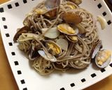 エノキでかさ増し　ボンゴレ蕎麦作り方13写真