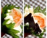 海老とクリームチーズの透明なラビオリ作り方4写真