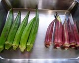 オクラをマヨネーズで和えたん　京都カフェ作り方1写真