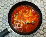 信州産♪小ねぎ+鯖缶チーズトマト煮🌱🍅✨作り方5写真