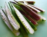 オクラをマヨネーズで和えたん　京都カフェ作り方5写真