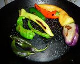万願寺唐辛子など焼いたん 京都カフェ作り方3写真