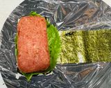 大葉と芽ネギと胡麻昆布のスパムおむすび作り方10写真